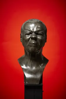 Büste aus Bleiguss