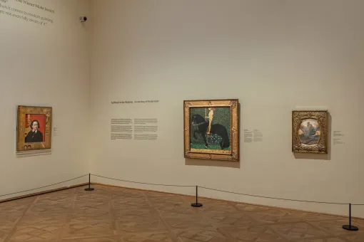 Ausstellungsansicht "Klimt Inspired by Van Gogh, Rodin, Matisse..."
