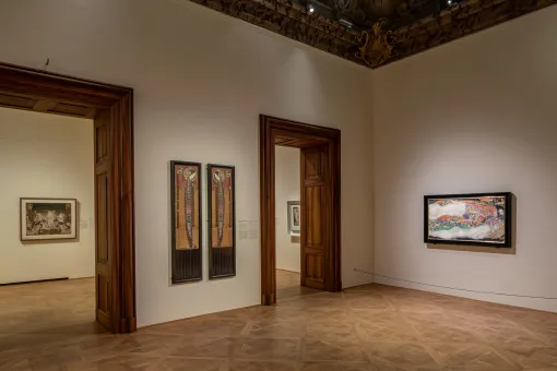 Ausstellungsansicht "Klimt Inspired by Van Gogh, Rodin, Matisse..."