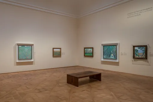 Ausstellungsansicht "Klimt Inspired by Van Gogh, Rodin, Matisse..."