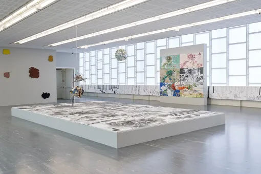 Ausstellungsansicht "Alois Mosbacher. Palinops" im Belvedere 21