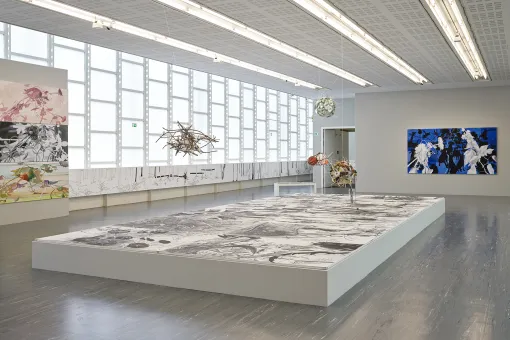 Ausstellungsansicht "Alois Mosbacher. Palinops" im Belvedere 21