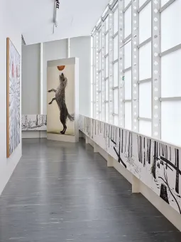 Ausstellungsansicht "Alois Mosbacher. Palinops" im Belvedere 21