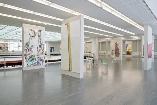 Ausstellungsansicht "Alois Mosbacher. Palinops" im Belvedere 21