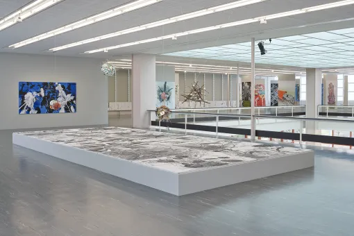 Ausstellungsansicht "Alois Mosbacher. Palinops" im Belvedere 21