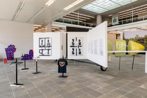 Ausstellungsansicht im Belvedere 21