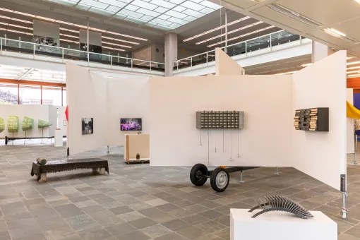 Ausstellungsansicht im Belvedere 21