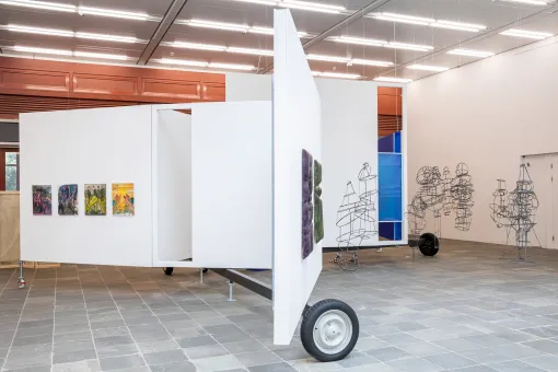 Ausstellungsansicht im Belvedere 21