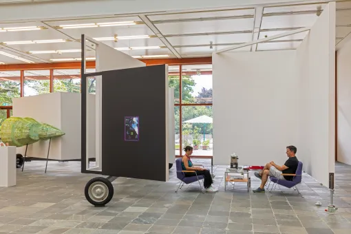 Ausstellungsansicht im Belvedere 21