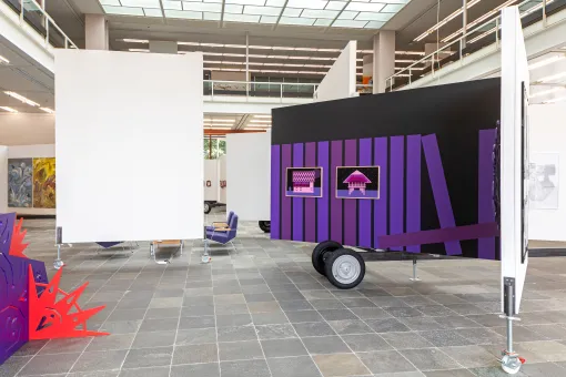 Ausstellungsansicht im Belvedere 21