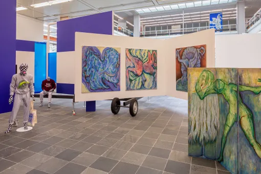 Ausstellungsansicht im Belvedere 21