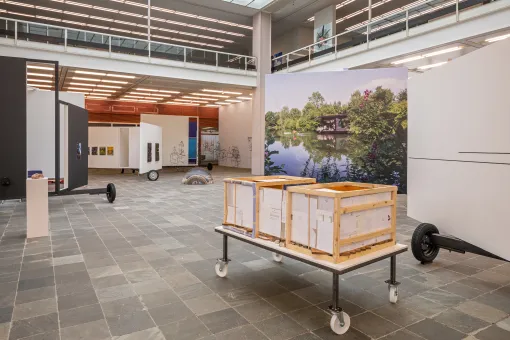 Ausstellungsansicht im Belvedere 21