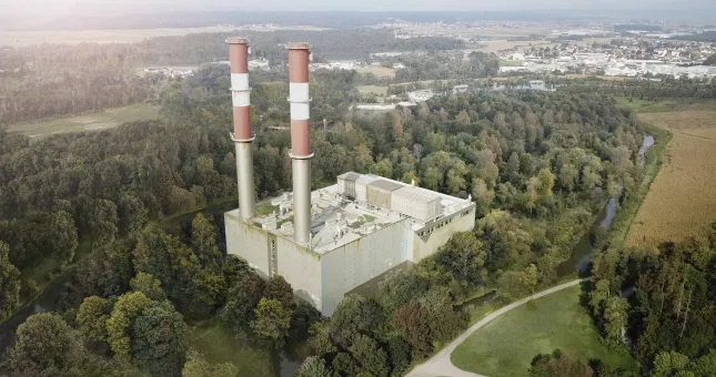 Digital print on dibond behind acrylic glass