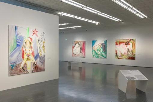 Ausstellungsansicht "Tamuna Sirbiladze. Not Cool but Compelling"