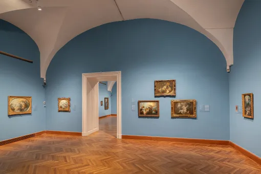 Ausstellungsansicht "IM BLICK: Franz Anton Maulbertsch. 300 Jahre exzentrischer Barock"