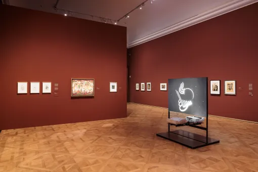 Ausstellungsansicht "Hannah Höch. Montierte Welten"