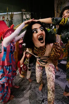 Monster Chetwynd, Silk and Beer (Wages for Housework), 2024