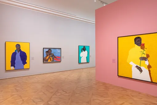 Ausstellungsansicht Amoako Boafo. Proper Love, Unteres Belvedere