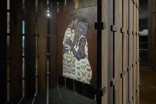 Amoako Boafo in Zusammenarbeit mit DeRoché Strohmayer, Volta-Pavillon, 2024