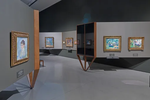 Ausstellungsansicht "Cézanne, Monet, Renoir. Französischer Impressionismus aus dem Museum Langmatt", Unteres Belvedere