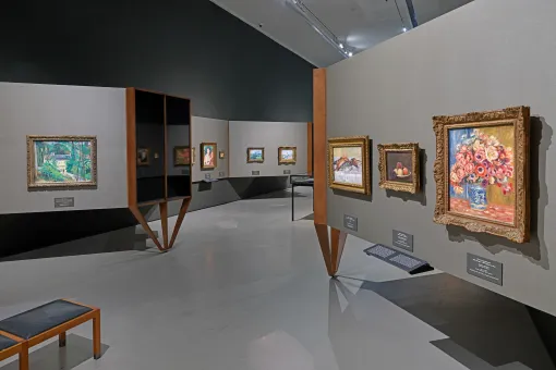 Ausstellungsansicht "Cézanne, Monet, Renoir. Französischer Impressionismus aus dem Museum Langmatt", Unteres Belvedere