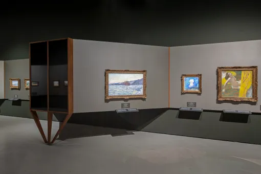 Ausstellungsansicht "Cézanne, Monet, Renoir. Französischer Impressionismus aus dem Museum Langmatt", Unteres Belvedere