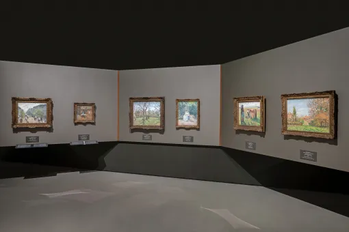 Ausstellungsansicht "Cézanne, Monet, Renoir. Französischer Impressionismus aus dem Museum Langmatt", Unteres Belvedere
