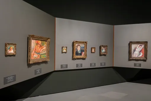 Ausstellungsansicht "Cézanne, Monet, Renoir. Französischer Impressionismus aus dem Museum Langmatt", Unteres Belvedere