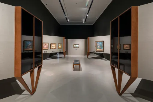 Ausstellungsansicht "Cézanne, Monet, Renoir. Französischer Impressionismus aus dem Museum Langmatt", Unteres Belvedere