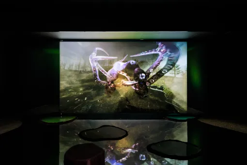 Ausstellungsansicht Civa - Contemporary Immersive Virtual Art. |indeterminate⟩⟨apparatus|