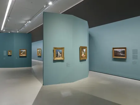 Ausstellungsansicht "Ferdinand Georg Waldmüller. Nach der Natur gemalt", Unteres Belvedere