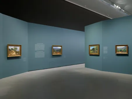 Ausstellungsansicht "Ferdinand Georg Waldmüller. Nach der Natur gemalt", Unteres Belvedere