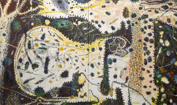 Gunter Damisch, Durchdringungsweltenwege, 1999–2000