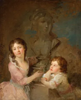 Johann Baptist Lampi der Ältere, Caroline und Viktor von Tomatis, 1788/89