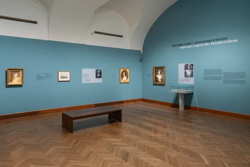 Ausstellungsansicht "IM BLICK: Johann Baptist Lampi der Ältere und der Jüngere. Übermalt und freigelegt", Oberes Belvedere