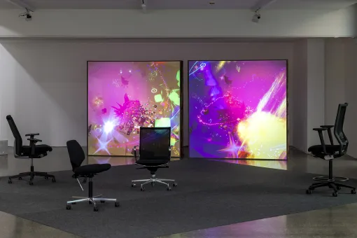Ausstellungsansicht "Miao Ying. Come, Sit, Stay", Belvedere 21