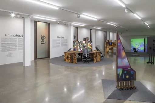 Ausstellungsansicht "Miao Ying. Come, Sit, Stay", Belvedere 21