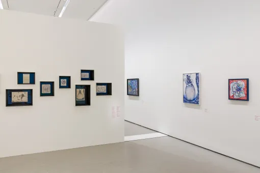 Ausstellungsansicht "Erna Rosenstein. Jenseits der Stille", Unteres Belvedere
