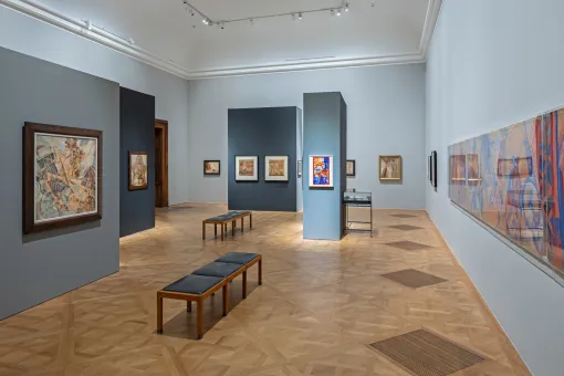 Ausstellungsansicht "Erika Giovanna Klien. Alles ist Bewegung", Unteres Belvedere