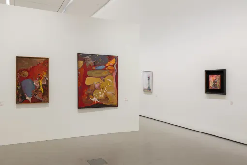 Ausstellungsansicht "Erna Rosenstein. Jenseits der Stille", Unteres Belvedere