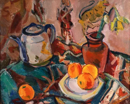 Oil on canvas  54 x 44 cm