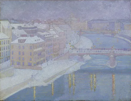 Oil on canvas  87.5 x 113 cm