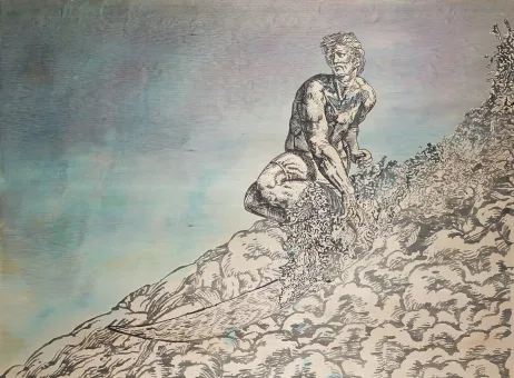 Mischtechnik auf Leinwand  