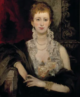 Oil on wood  82 x 68 cm