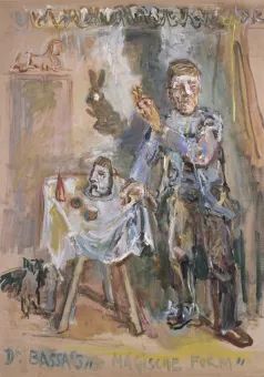 Kokoschka sucht einen Rahmen