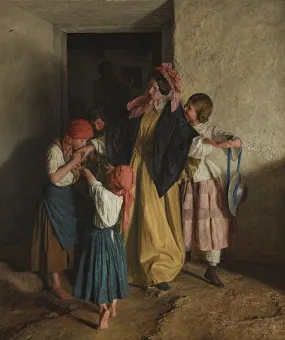 Öl auf Holz  80,5 x 61 cm