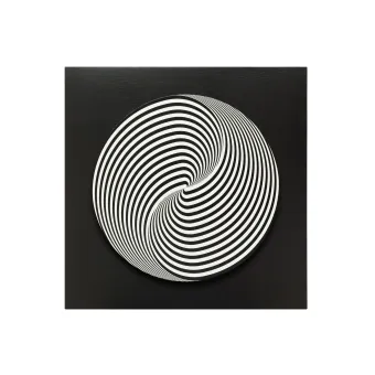 Nitrolack auf Holz  84 × 84 cm  