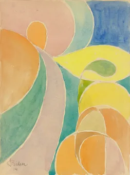 aquarelle on paper  26,9 x 19,8 cm  