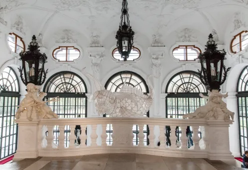 470 x 250 x 195 cm   Bamboo and silk