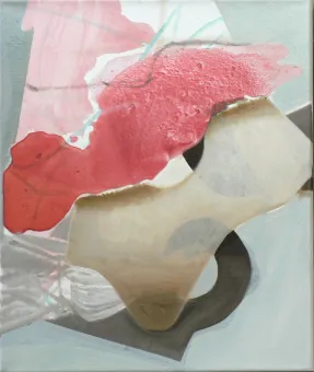 Öl, Pigment auf Leinwand, 60 x 50 cm